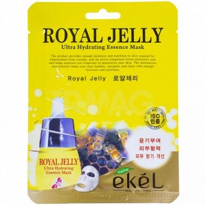 Ekel Royal Jelly Ultra Hydrating Essense Mask  Маска-салфетка с экстрактом маточкиного молочка 25 мл