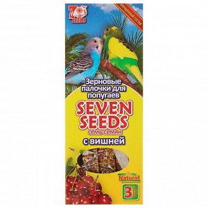 Палочки для попугаев Seven Seeds, с вишней, 3 шт., 90 г