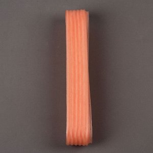 Регилин плоский, гофрированный, 44 мм, 20 ± 1 м, цвет персиковый