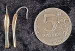 Блесна Жук Рыбка Z (25мм, трехцветный, каро-незильбер-латунь)