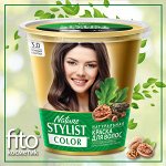 Натуральная краска для волос серии «Nature Stylist Color» Тон 3.0 Темный каштан, 10 г
