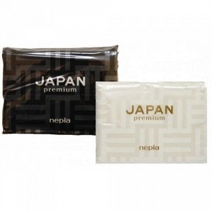JAPAN premium, Бумажные двухслойные носовые платки 10 шт./уп. (упаковка 6 шт.), Япония
