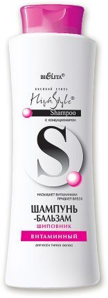 Шампунь-бальзам  для всех типов волос Шиповник витаминный 500 мл