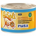 A-Soli Mii-O конс. для кошек Премиум &quot;Рыба профилактика МКБ&quot; ж/б 325г *30
