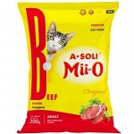 A-SOLI Mii-O для кошек Говядина 200г ПРОМО НАБОР (1+1) всего 400г