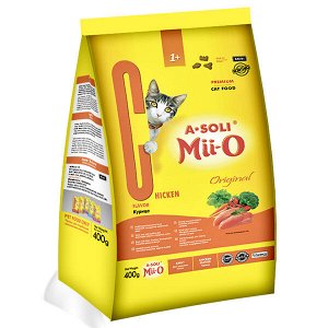 A-SOLI Mii-O для кошек Премиум Курица "Оригинал" 0,4кг *18