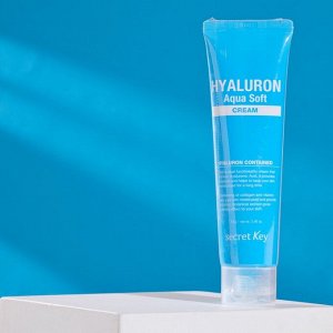 Гиалуроновый крем для увлажнения и омоложения кожи Secret Key Hyaluron Aqua Soft Cream, 70 г