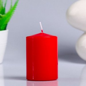 Свеча пеньковая ароматическая "Бархатная роза", 5,6х8 см