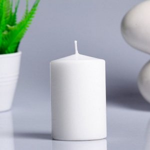 Свеча - цилиндр ароматическая "Кокосовый рай", 5,6х8 см