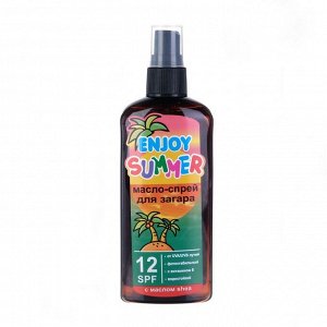 Масло для загара  Enjoy Summer "Масло ши", SPF 12, 150 мл