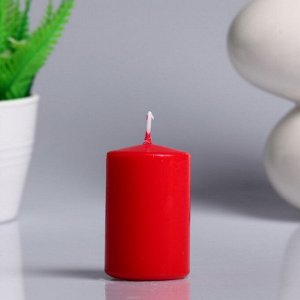 Свеча пеньковая ароматическая "Сладкая малина", 4х6 см