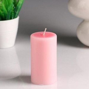 Свеча- цилиндр "Роза" ароматическая, 5,2-9,5 см
