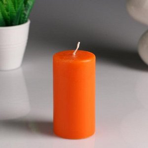Свеча- цилиндр "Сочный апельсин" ароматическая, 5,2-9,5 см