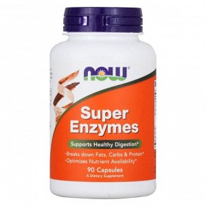 Энзимы NOW Super Enzymes - 90 капс.