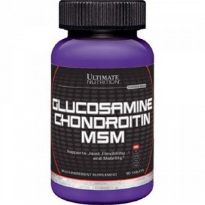 Хондропротектор ULTIMATE Glucosamine Chondroitin MSM - 90 таб.