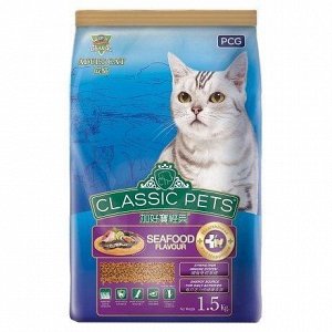 Классик Петс для кошек морепродукты 0,2 кг*35