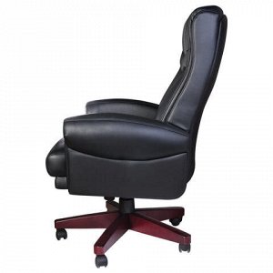 Кресло офисное BRABIX PREMIUM "Gladiator EX-700", дерево, натуральная кожа, черное, 530872