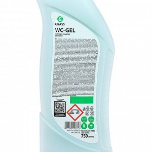 Средство для чистки сантехники GRASS WС-GEL, 0,75 кг