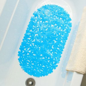 SPA-коврик для ванны на присосках «Цветочки», 38х66 см, цвет в ассортименте