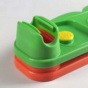 Держатель для швабр, 30x10x5 см, на липучке, с крючком, МИКС