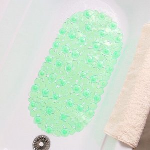 Коврик для ванны «Крупная галька», 35?65 см, цвет МИКС