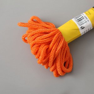 Шнур-верёвка вязаный ПП, d=4 мм, 10 м, цвет МИКС