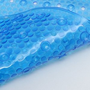 SPA-коврик для ванны на присосках Доляна «Пузырьки», 38x68 см, цвет МИКС