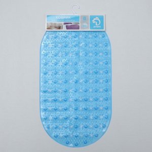 SPA-коврик для ванны на присосках Доляна «Пузырьки», 38x68 см, цвет МИКС