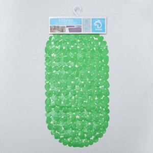 SPA-коврик для ванны на присосках Доляна «Крупная галька», 33?63 см, цвет МИКС