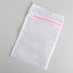 Мешок для стирки белья , 20?30 см, мелкая сетка, цвет МИКС
