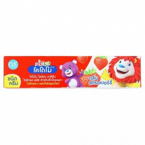 LION "Кодомо" Зубная паста  80гр "Клубника" (Strawberry)