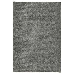 ЛАНГСТЕД Ковер, короткий ворс, светло-серый, 133x195 см