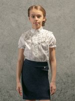 Блузка текстильная для девочек (164-84-66)