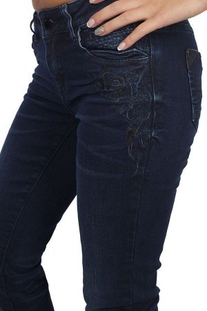 Роскошные женские джинсы L.M.V. с эффектом «делаве» - лучше купить 1 качественную вещь, чем 10 некачественных! №254