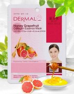 Коллагеновая маска Dermal Honey Grapefruit Collagen Essence Mask (Пр-во Корея)