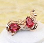 Серьги позолота  H01-6413