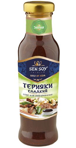 Соус СэнСой премиум Терияки Сладкий ст/б 320г