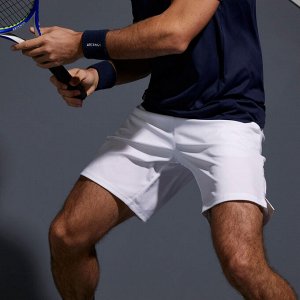 Шорты для тенниса мужские dry 500 белые artengo
