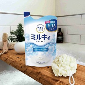 * Молочное мыло для тела с ароматом цветочного мыла MILKY BODY SOAP (сменная упаковка), 400 мл