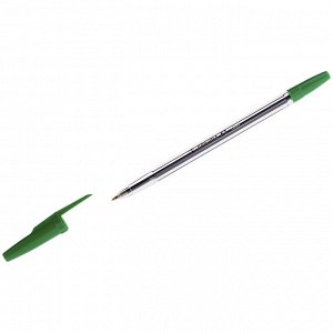 Ручка шариковая Corvina ""51 Classic"" зеленая, 1,0мм, прозрачный корпус