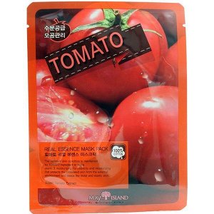 [MAY ISLAND] Маска для лица тканевая с томатом 25 мл/ Real Essence Tomato Mask Pack 25 мл