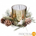 ПОДСВЕЧНИК 11,3*11,3*7,5 СМ. (МАЛ=24ШТ./КОР=72ШТ.)