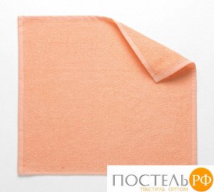 33HOR04281 Персик 30*30 махр полотенце Г/К  390 гр  HOR04281