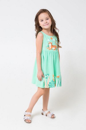Платье для девочки Crockid К 5590 весенняя зелень к1246