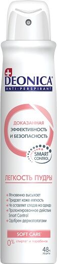 DEONICA Антиперспирант спрей Лёгкость пудры/Powder Dry 200мл /12/ 03226 4