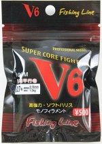 Леска JpFishing V6 №0.7 (0.14мм, 100м, 1,5кг, white)