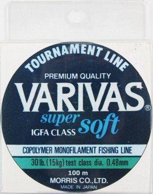 Леска №8.0 Varivas super soft (0.48мм, 100м, 15кг, 30lb)