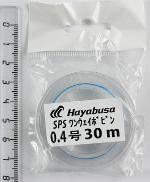 Леска №0.4 Hayabusa Sps (30м, 0.104мм, белая)