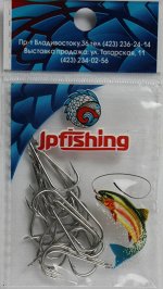 Крючок №14 Jpfishing камбала (20шт, оцинкованный, лопатка)