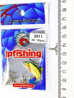 Вертлюг №8 JpFishing (тройник, 10шт) 2011